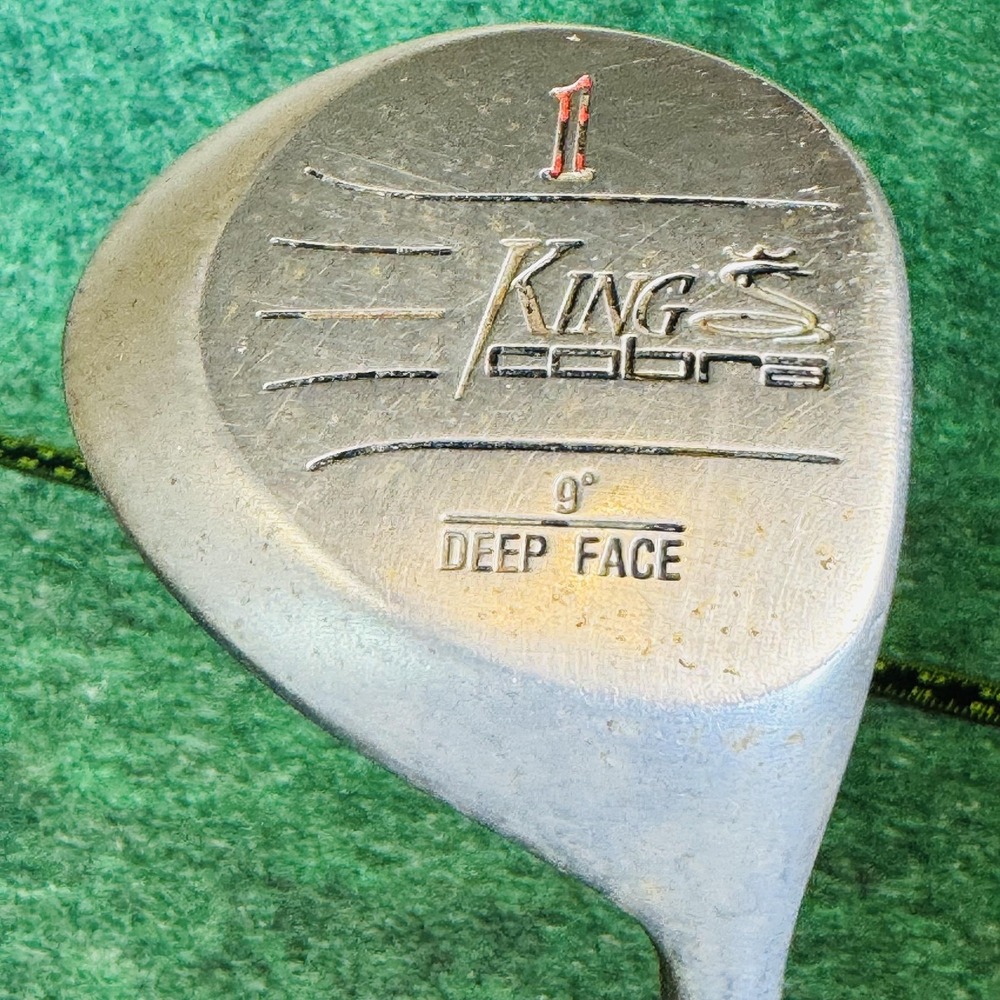Vintage King Cobra 1 Driver Mens RH The Rocket S-Flex 9° Deep Face USA